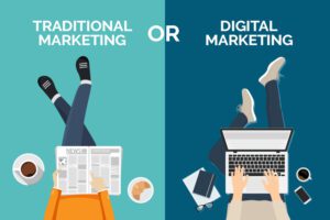 tranditional marketing vs digital marketing